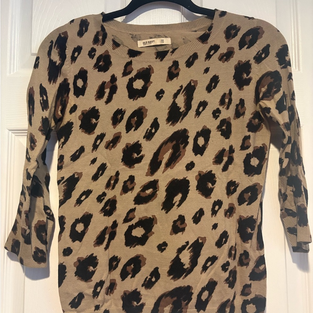 Leopard Print Sweater